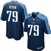 Nike Men & Women & Youth Titans #79 Dixon Navy Blue Team Color Game Jersey,baseball caps,new era cap wholesale,wholesale hats